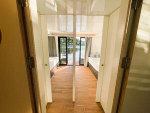 Schlafzimmer mit Ausziehbetten